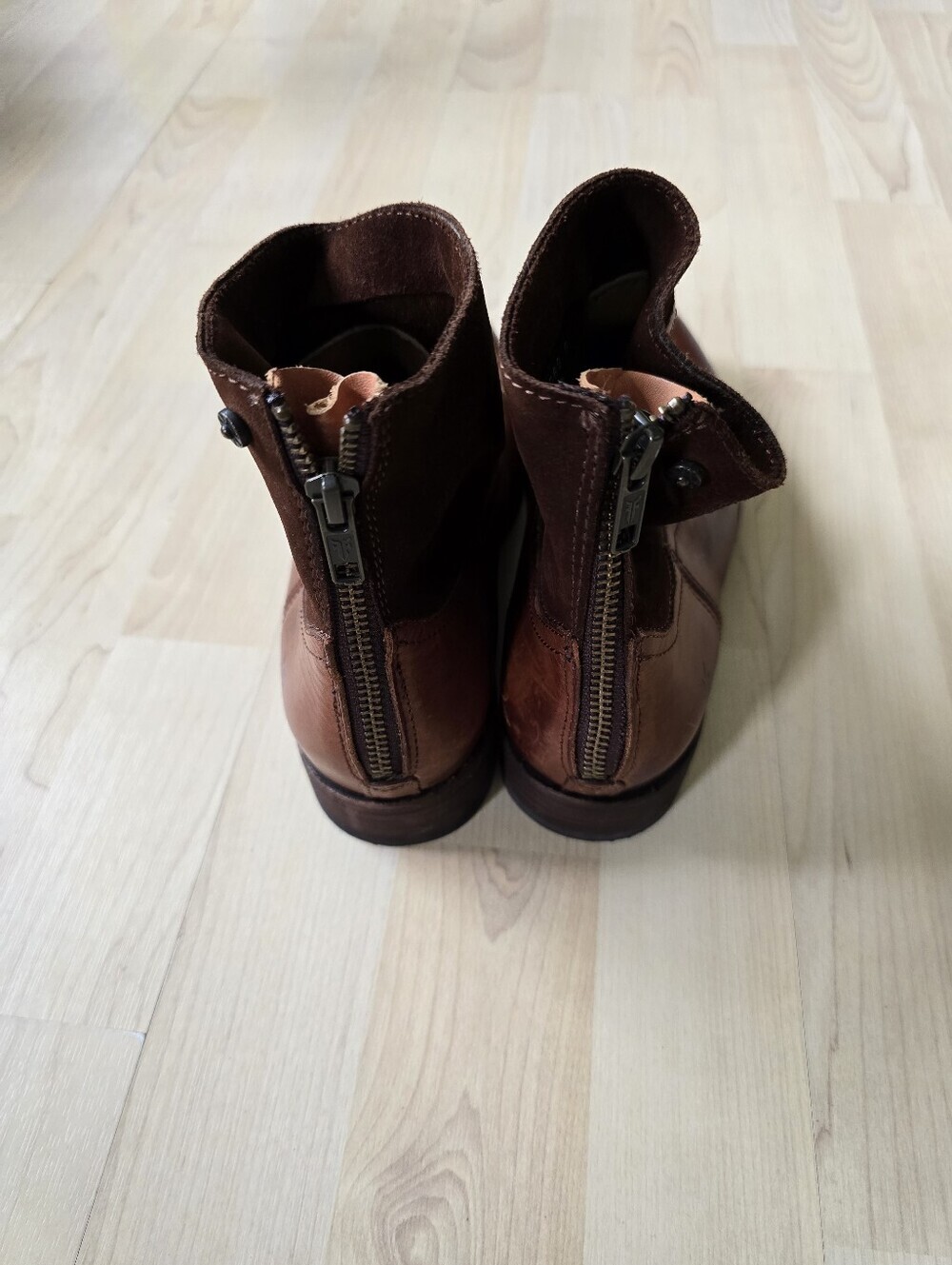 Frye Womens Jamie Zip Boot Redwood Size 7 - Picture 3 of 12